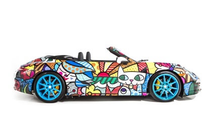 Porsche 911 Cabriolet Art Car by Romero Britto (2012)